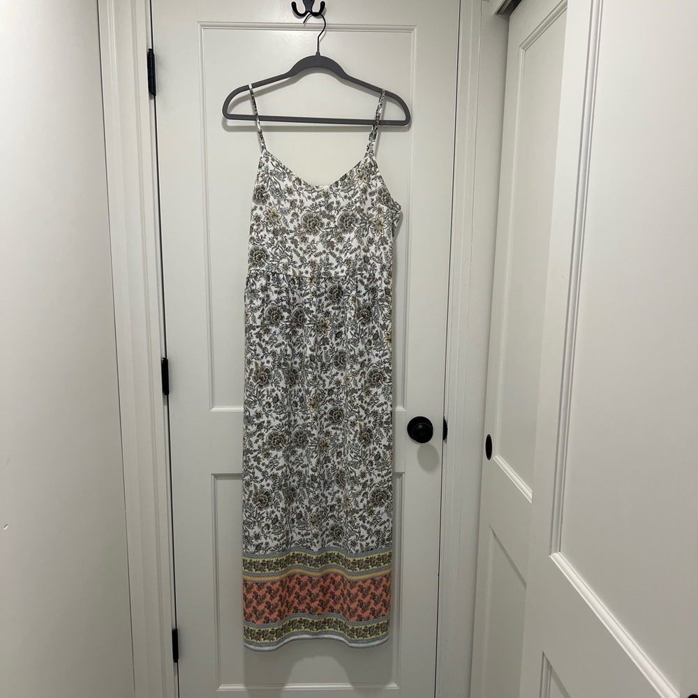 LOFT Floral Maxi Sundress - 12 Petite